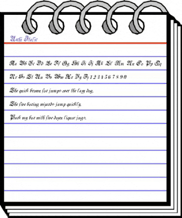 Uechi Italic Italic animated font preview Uechi Italic Italic animated font preview