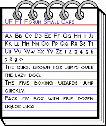UF PT Forum Small Caps Regular animated font preview UF PT Forum Small Caps Regular animated font preview