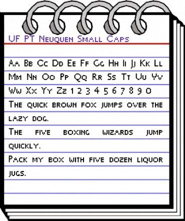 UF PT Neuquen Small Caps Regular animated font preview UF PT Neuquen Small Caps Regular animated font preview