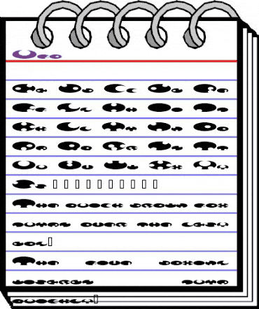 Ufo Regular animated font preview