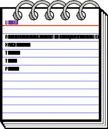 Ugly type Regular animated font preview Ugly type Regular animated font preview