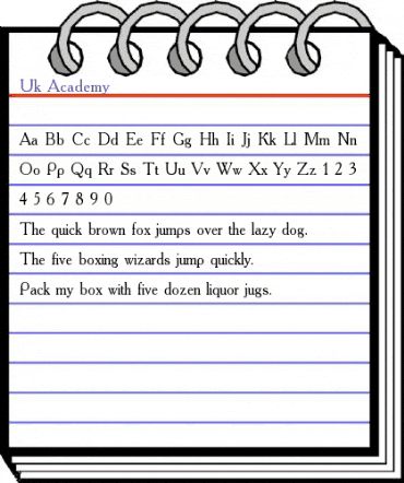 Uk_Academy Regular animated font preview Uk_Academy Regular animated font preview