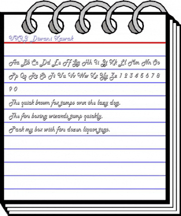 UKIJ Diwani Kawak Regular animated font preview