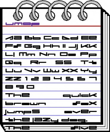 umop Regular animated font preview