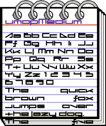 umopMedium Regular animated font preview umopMedium Regular animated font preview