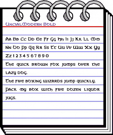 UncialModern Bold animated font preview UncialModern Bold animated font preview