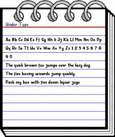 Under Type Regular animated font preview Under Type Regular animated font preview