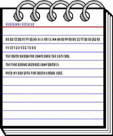 Underman Regular animated font preview