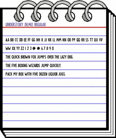 Understory DEMO Regular animated font preview Understory DEMO Regular animated font preview