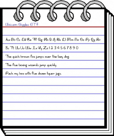 Unicorn Giggles Regular animated font preview Unicorn Giggles Regular animated font preview