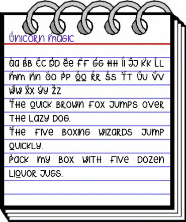 Unicorn Magic Regular animated font preview Unicorn Magic Regular animated font preview