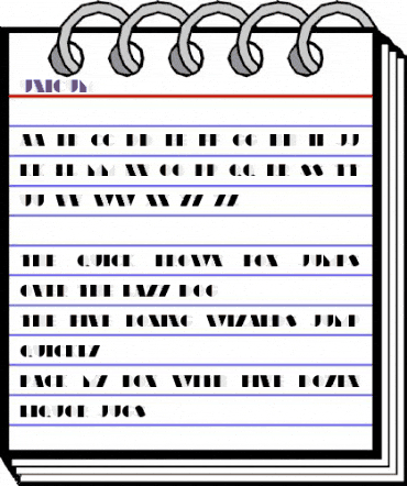 Unicum Regular animated font preview