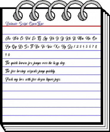 Unimate Script animated font preview Unimate Script animated font preview