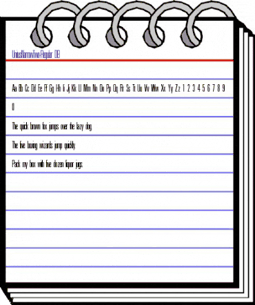 UnitusNarrowTwo DB Regular animated font preview UnitusNarrowTwo DB Regular animated font preview