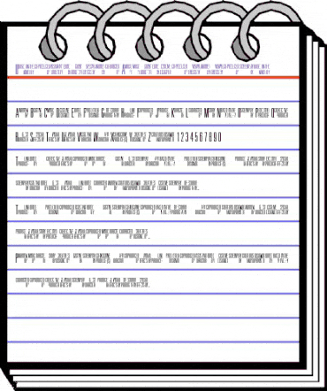 Universal Accreditation Regular animated font preview Universal Accreditation Regular animated font preview