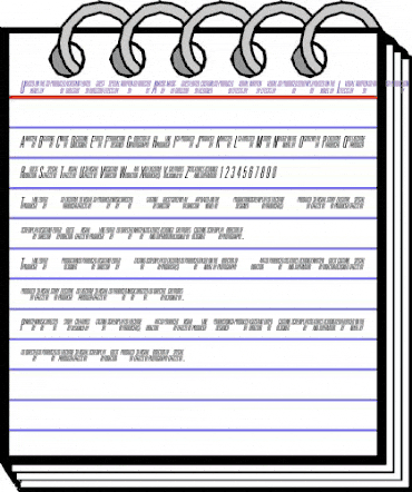 Universal Accreditation Italic animated font preview