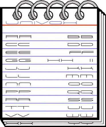 Univox Regular animated font preview Univox Regular animated font preview