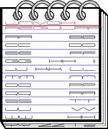 Univox Regular animated font preview Univox Regular animated font preview