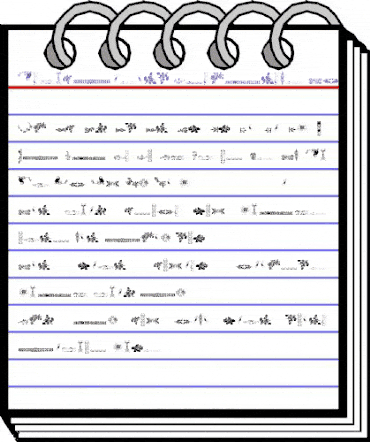 Unpublished Ornaments Two Regular animated font preview Unpublished Ornaments Two Regular animated font preview