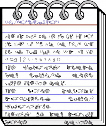 Upirjuli4 Regular animated font preview