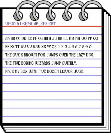 Upon A Dream (Maleficent) Regular animated font preview Upon A Dream (Maleficent) Regular animated font preview