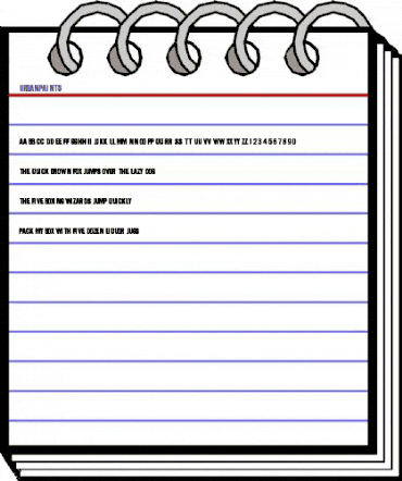 UrbanPaints Regular animated font preview