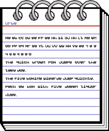 Urbe Regular animated font preview Urbe Regular animated font preview