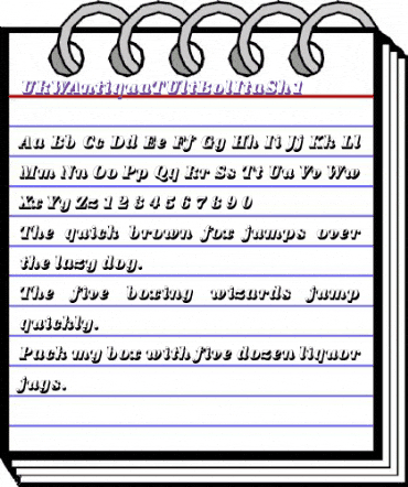 URWAntiquaTUltBolItaSh1 Regular animated font preview URWAntiquaTUltBolItaSh1 Regular animated font preview