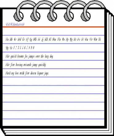 URWBordaScrD Regular animated font preview URWBordaScrD Regular animated font preview