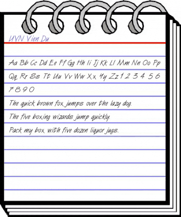 UVN Vien Du Regular animated font preview UVN Vien Du Regular animated font preview