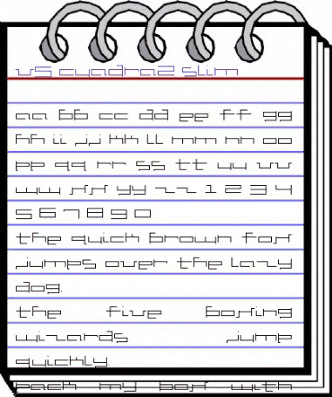 V5 Cuadra2 Slim animated font preview V5 Cuadra2 Slim animated font preview