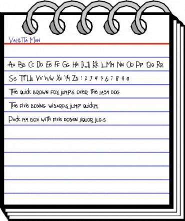 Valetta Man Regular animated font preview Valetta Man Regular animated font preview