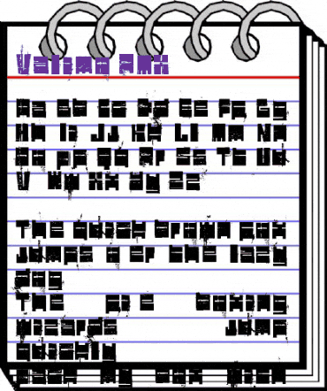 Valimo RMX Regular animated font preview Valimo RMX Regular animated font preview