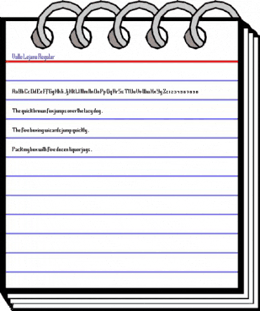 Valle Lejano Regular animated font preview Valle Lejano Regular animated font preview