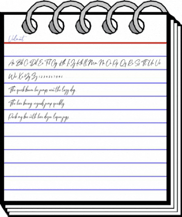 Valment Regular animated font preview Valment Regular animated font preview