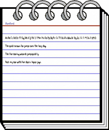 Vamfired Regular animated font preview Vamfired Regular animated font preview