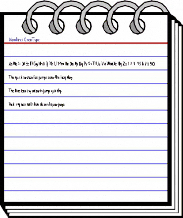 Vamfired Regular animated font preview Vamfired Regular animated font preview