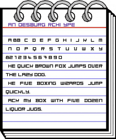 VanDoesburgArchiType Regular animated font preview VanDoesburgArchiType Regular animated font preview