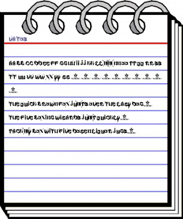 VATOS Regular animated font preview