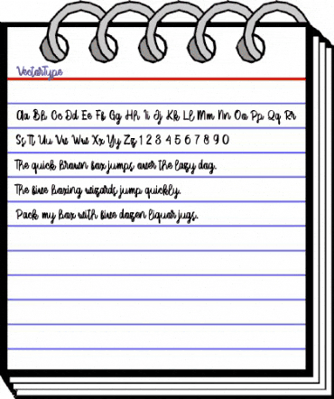 Vector Type Regular animated font preview Vector Type Regular animated font preview