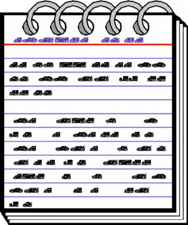 Vehicles Regular animated font preview Vehicles Regular animated font preview