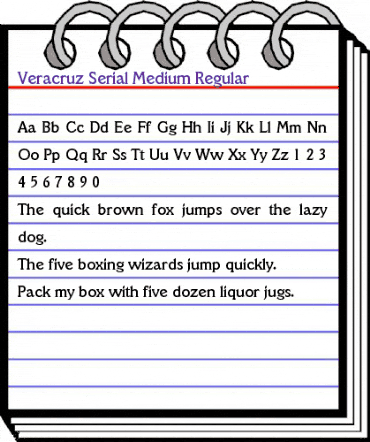 Veracruz-Serial-Medium Regular animated font preview Veracruz-Serial-Medium Regular animated font preview