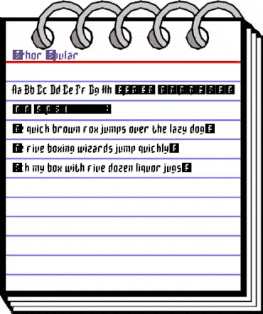 Verhor Regular animated font preview Verhor Regular animated font preview