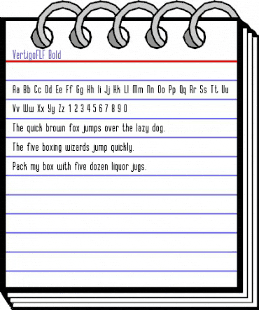 VertigoFLF Bold animated font preview VertigoFLF Bold animated font preview