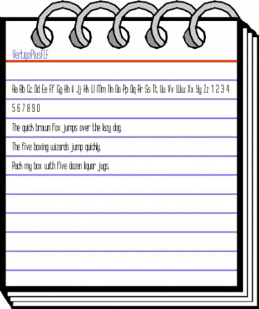 VertigoPlusFLF Regular animated font preview VertigoPlusFLF Regular animated font preview