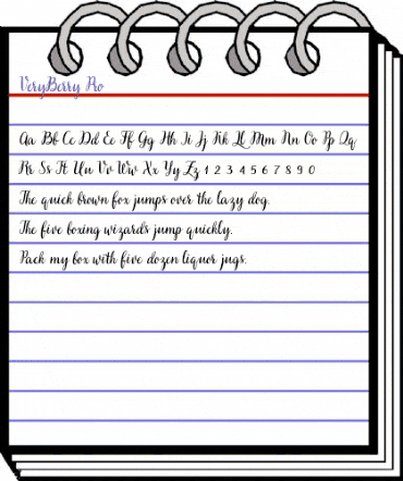 VeryBerryPro-Regular & animated font preview