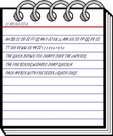 VI My Ha Hoa Normal animated font preview VI My Ha Hoa Normal animated font preview