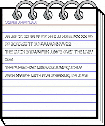 Vibes Regular animated font preview Vibes Regular animated font preview