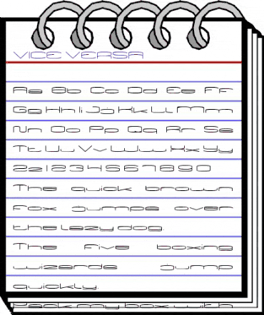 VICE VERSA Regular animated font preview VICE VERSA Regular animated font preview