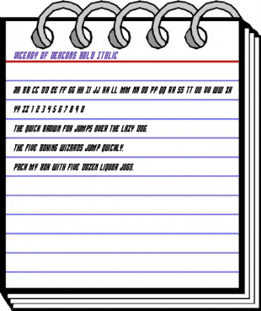 Viceroy of Deacons Bold Italic Bold Italic animated font preview Viceroy of Deacons Bold Italic Bold Italic animated font preview